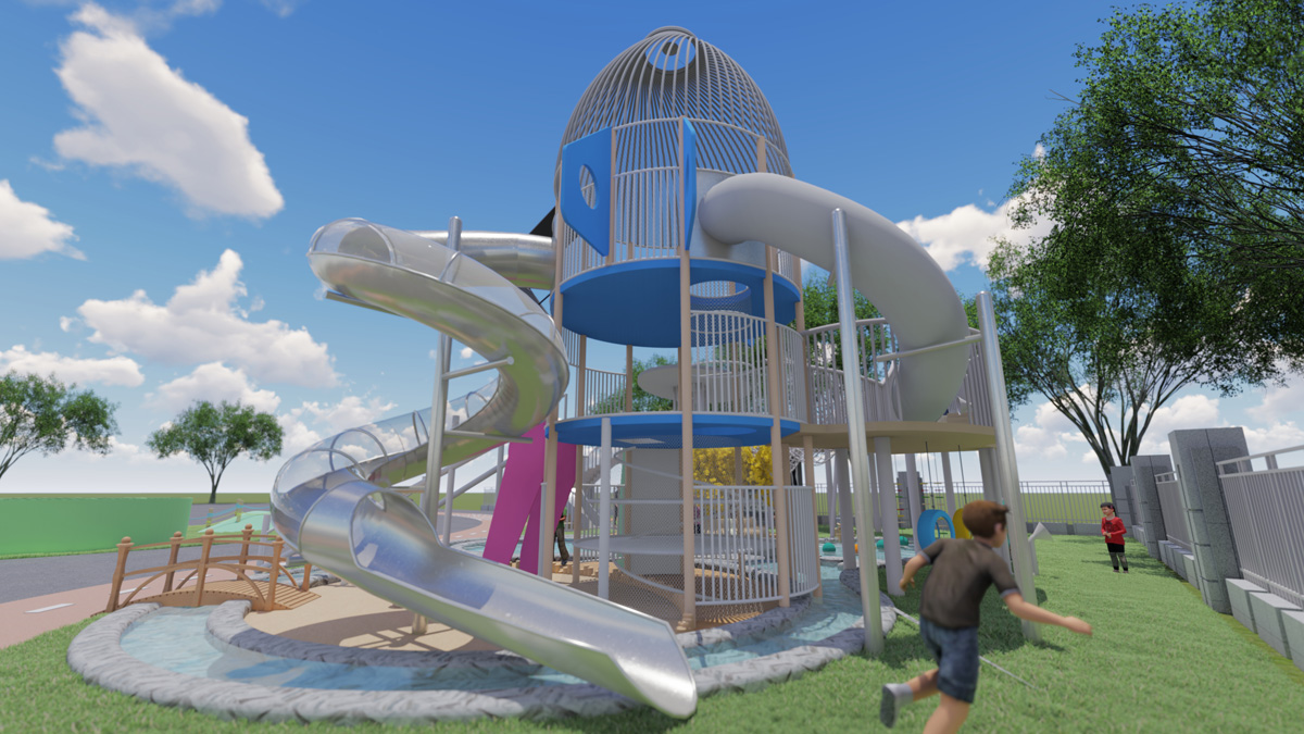 非标不锈钢组合滑梯